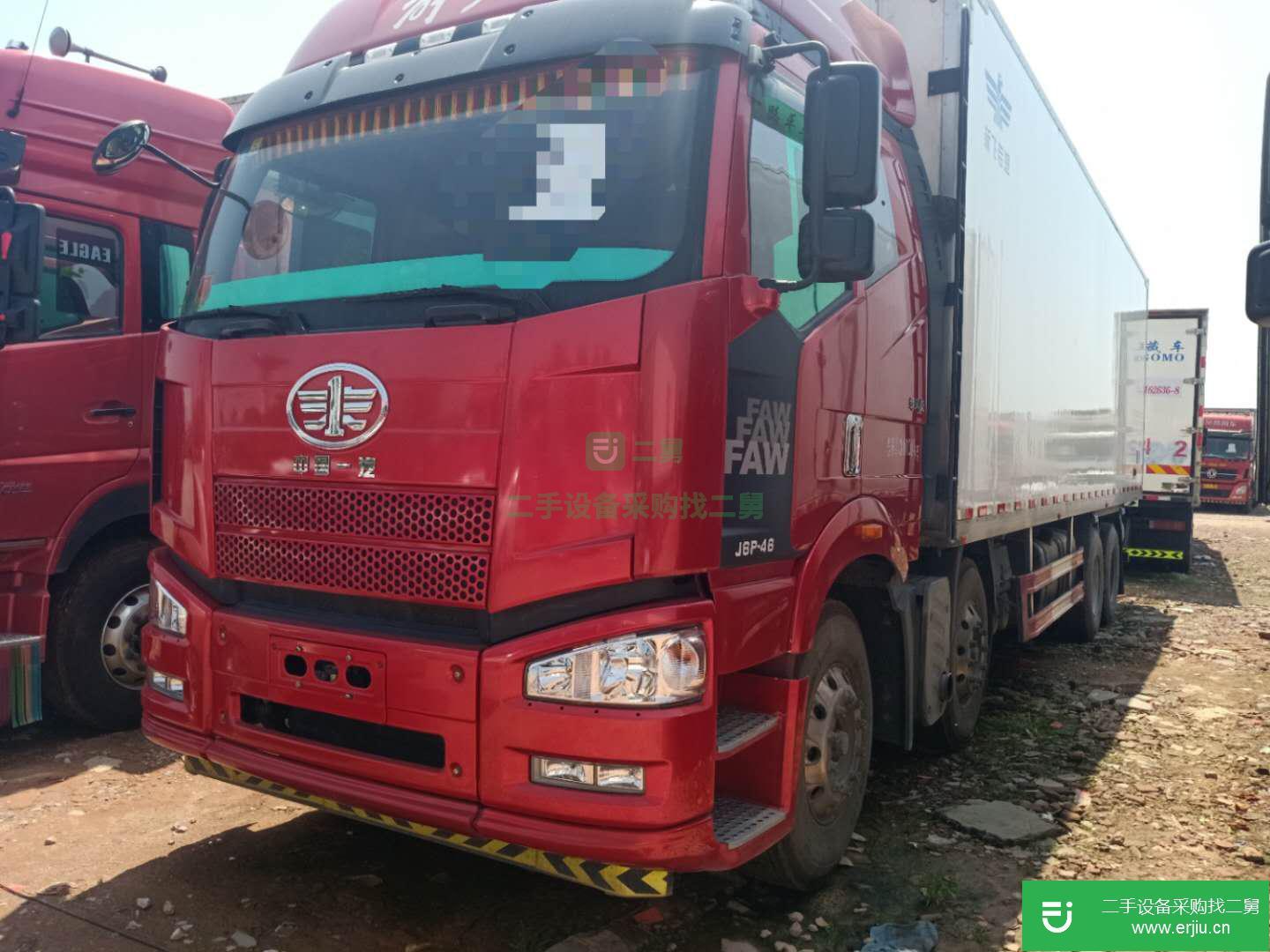 江西出售二手一汽解放460馬力冷藏車
