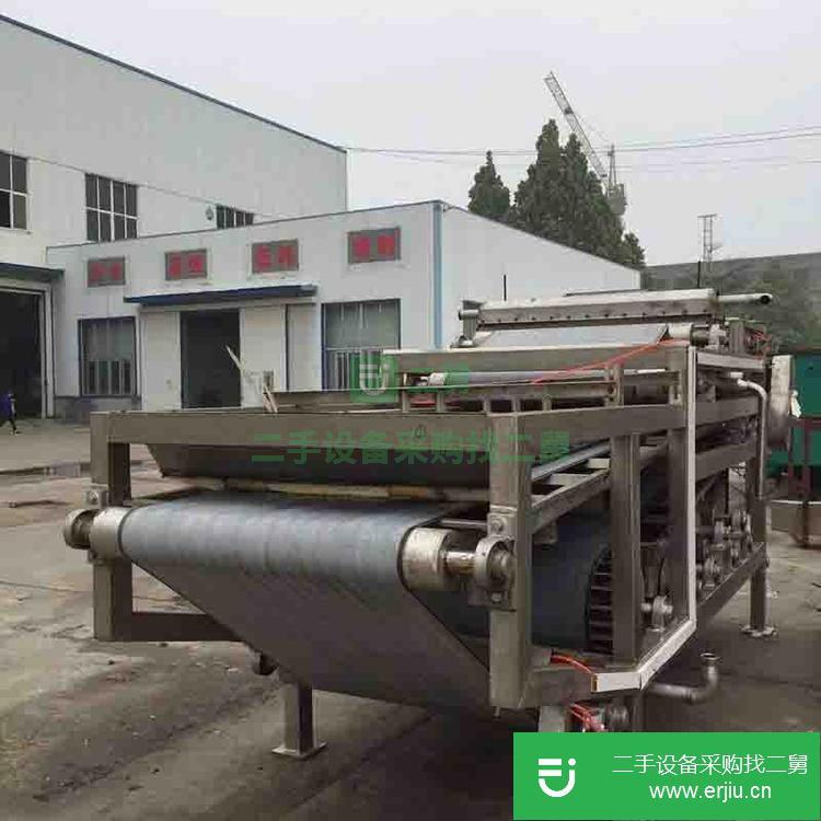 山東低價(jià)出售閑置二手鴻瑞帶式壓濾機(jī)