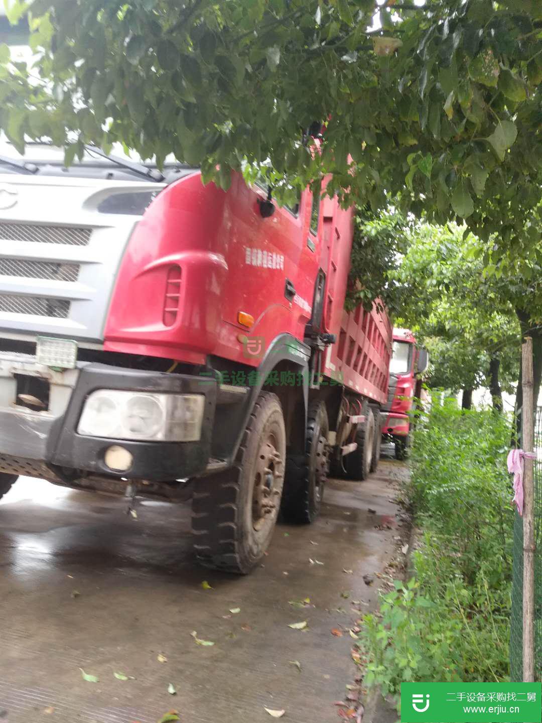河南出售二手江淮格爾發310馬力自卸車