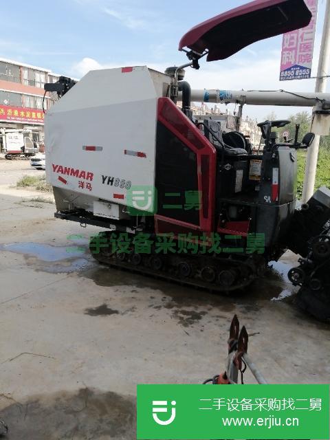 江蘇出售二手洋馬880全喂入聯合收割機