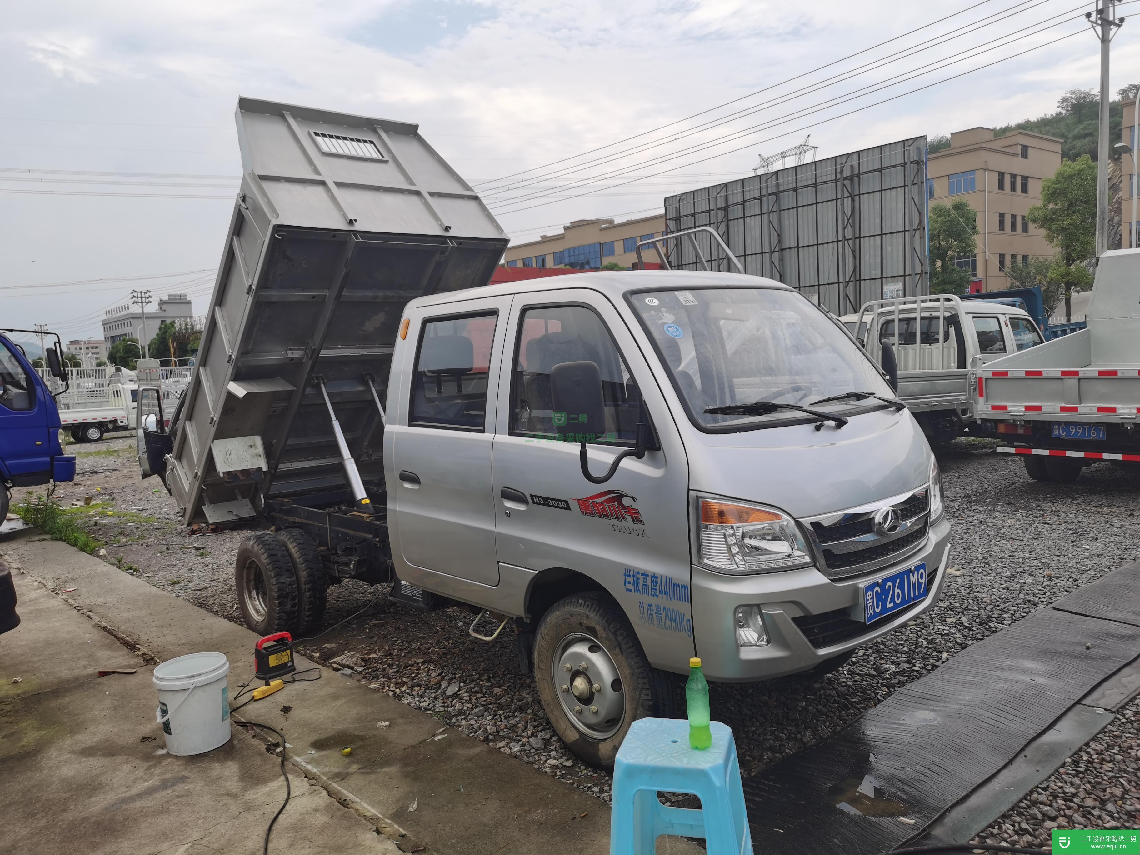 貴州出售二手北汽黑豹75馬力自卸車(chē)