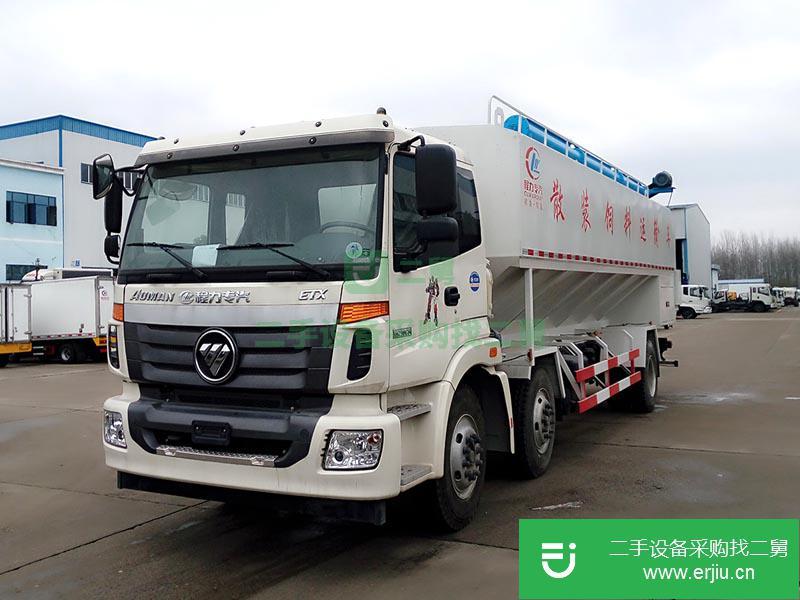 湖北出售二手東風散裝飼料運輸車