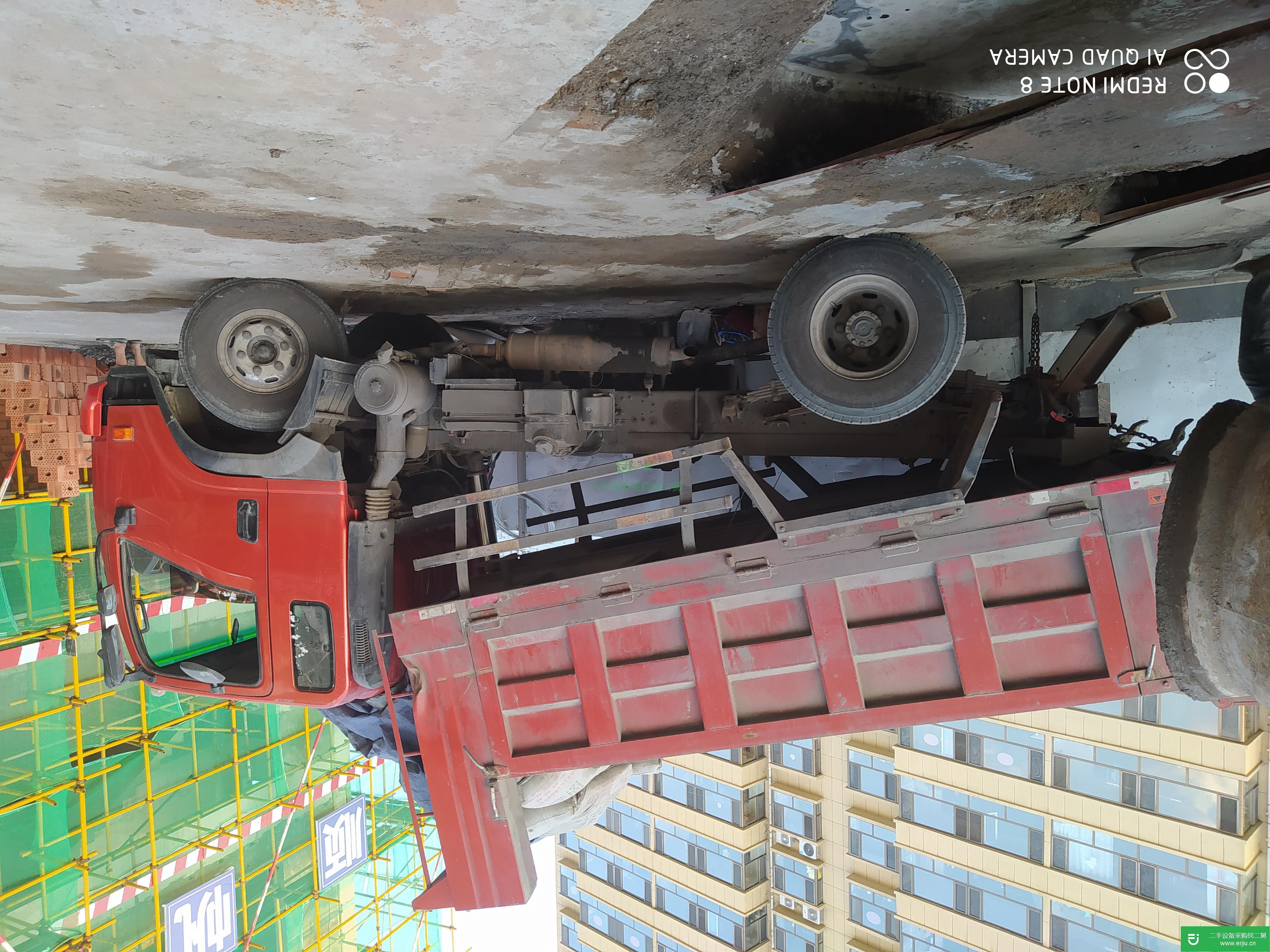 陜西出售二手大運(yùn)輕卡130馬力自卸車(chē)