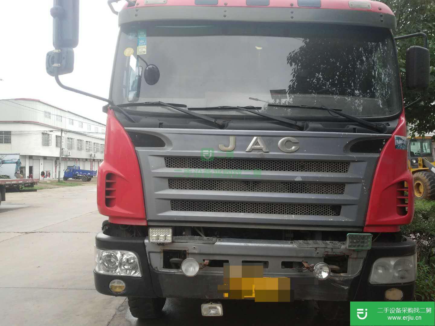 河南出售二手江淮格爾發310馬力自卸車