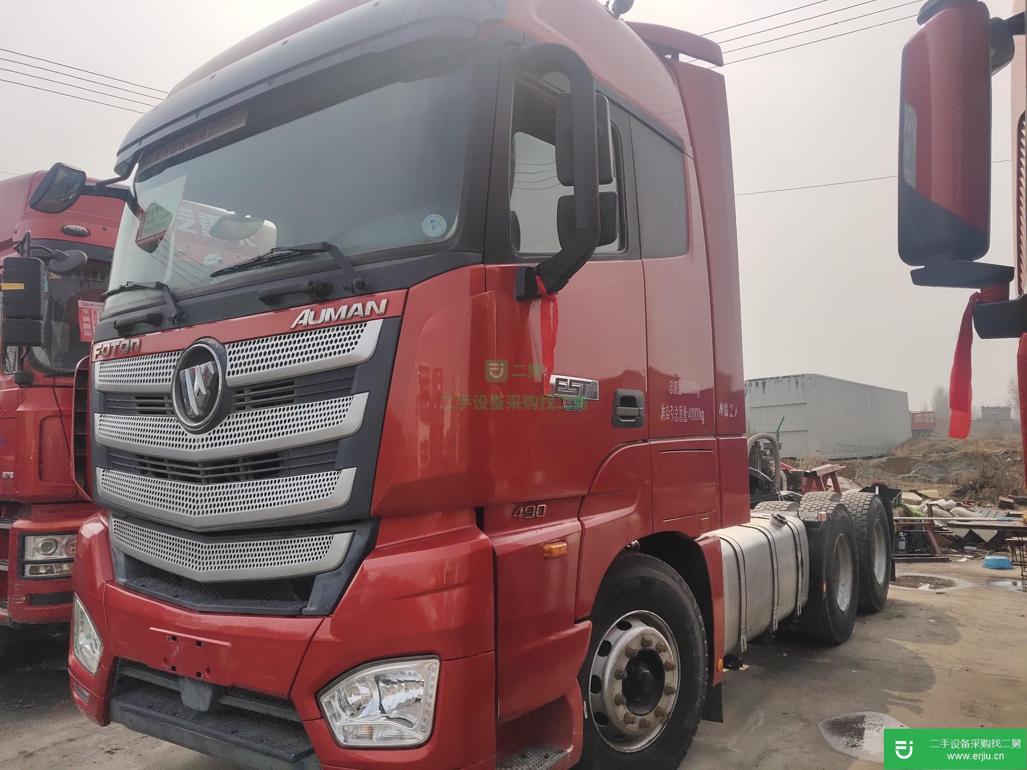 山東出售二手福田歐曼牽引車