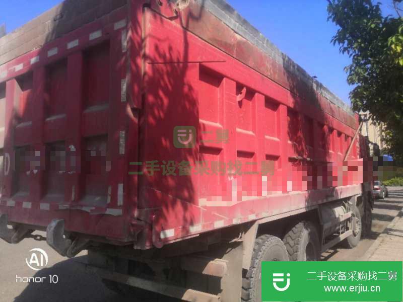 重慶出售二手上汽紅巖430馬力自卸車