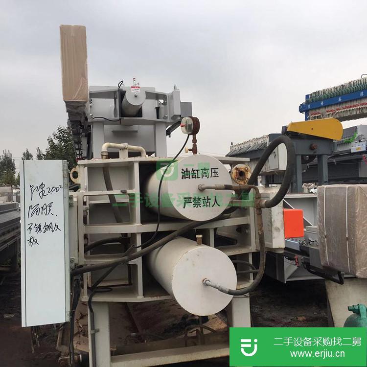 山東低價出售轉讓二手龍燁200平方立式壓濾機
