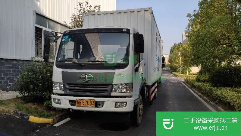 浙江出售二手一汽解放中卡廂式載貨車