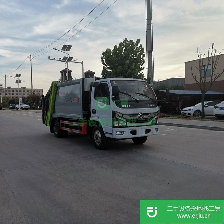 湖北低價出售轉讓二手6方壓縮垃圾車