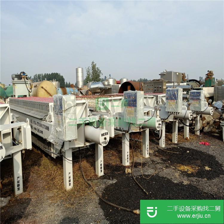 山東出售二手箱式壓濾機(jī)