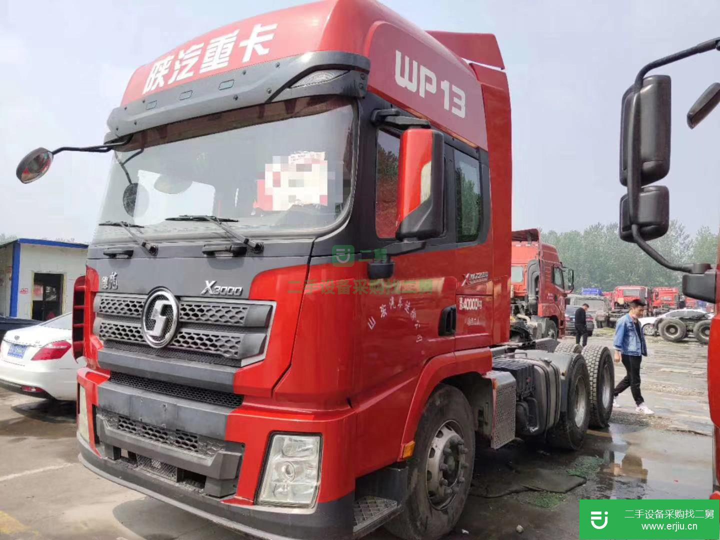 山東出售二手陜汽重卡500馬力牽引車