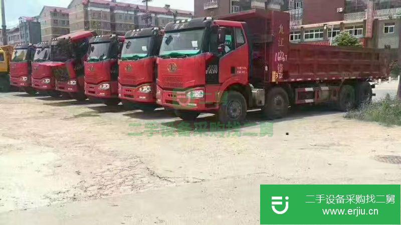 江西出售二手解放J6前四后八自卸車