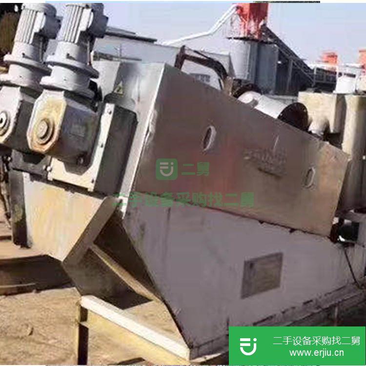 山東出售二手不銹鋼疊螺式污泥脫水機