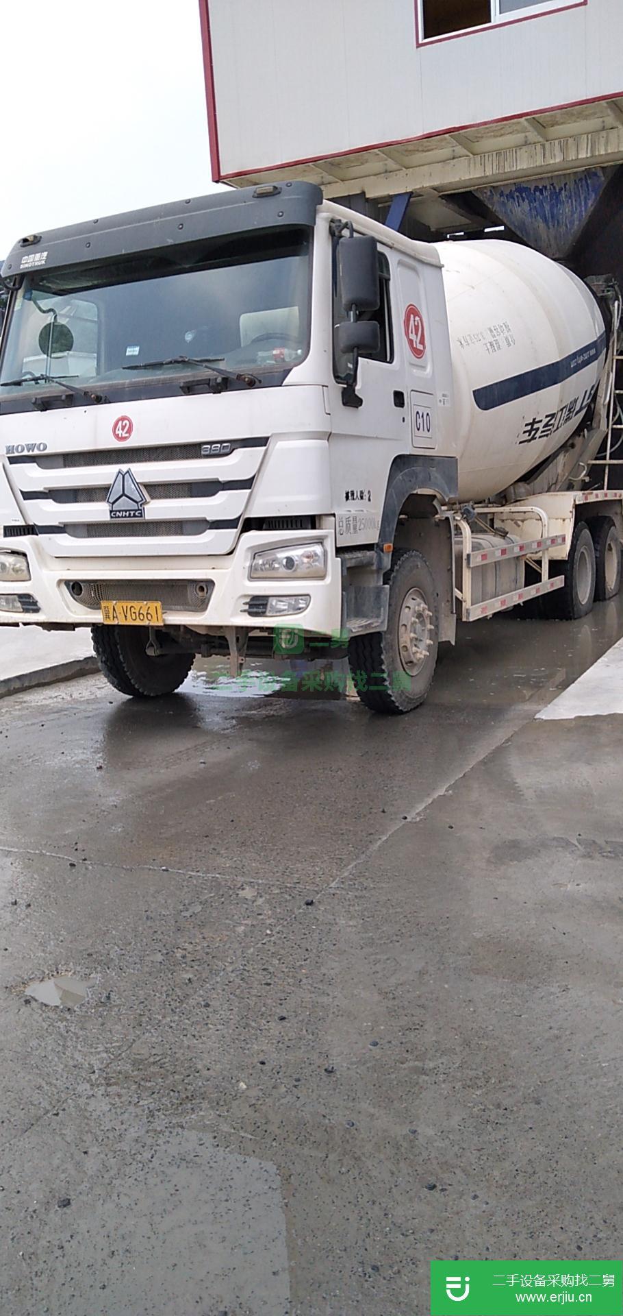 河北出售二手中集瑞江380馬力攪拌車
