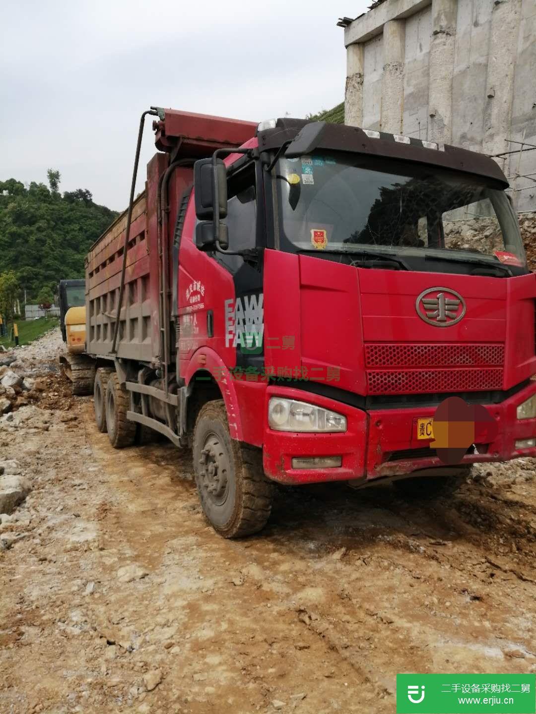 貴州出售二手一汽解放J6P重卡自卸車