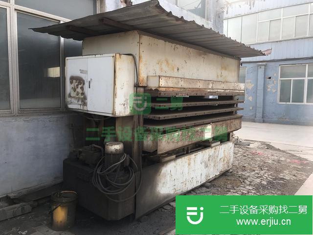 河北出售二手三層秋林熱壓機