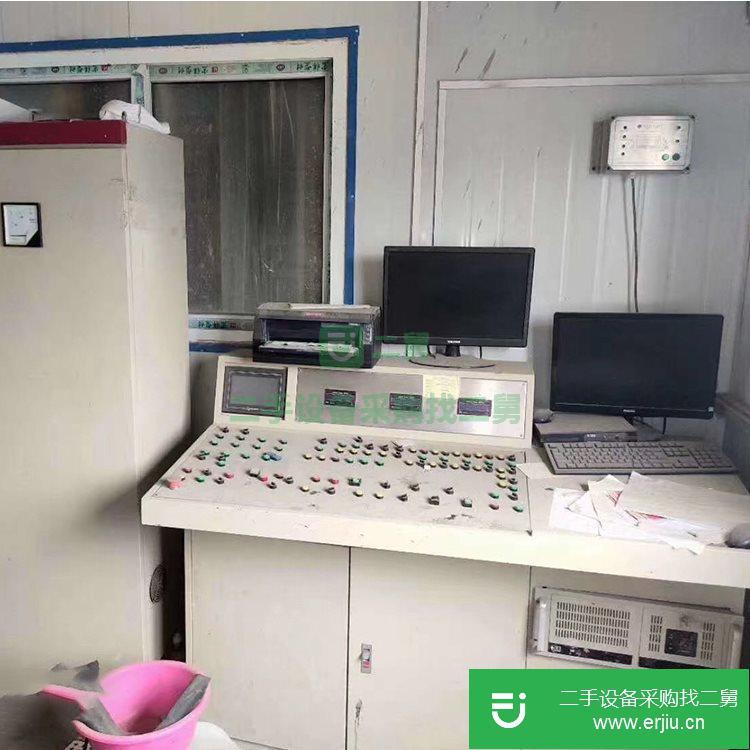 河南出售二手雙線120型混凝土攪拌站