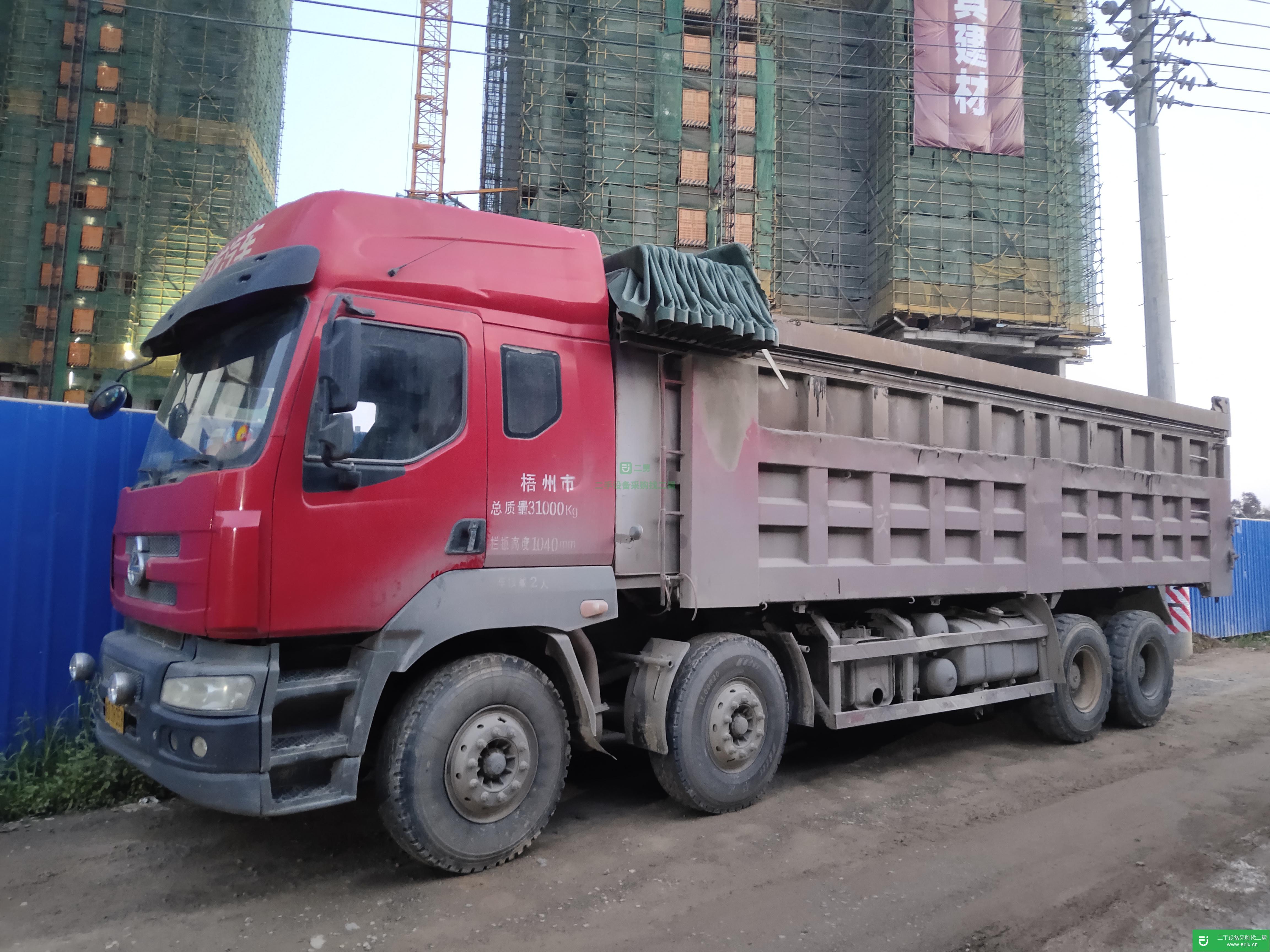 廣西出售二手東風柳汽385馬力自卸車