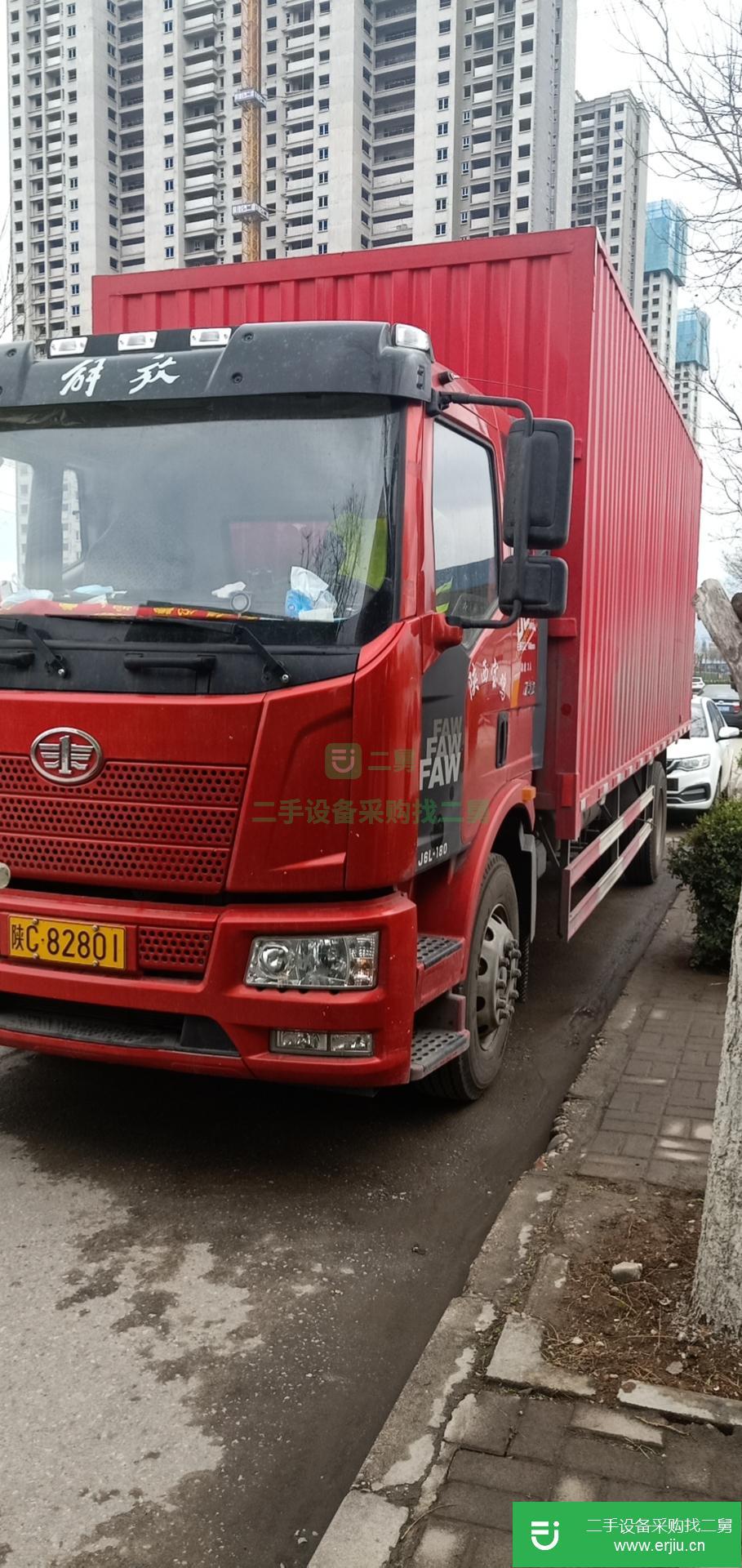 陜西出售二手一汽解放輕卡180馬力載貨車