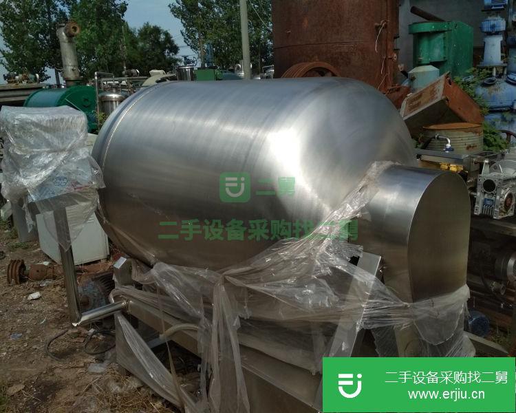 山東低價出售二手300L全自動真空滾揉機滾揉機