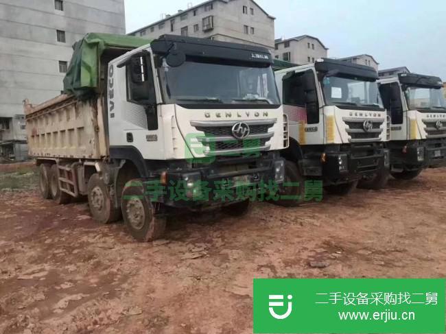 江西出售二手上汽紅巖前四后八自卸車