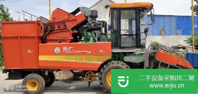 河南出售二手英虎玉米收割機