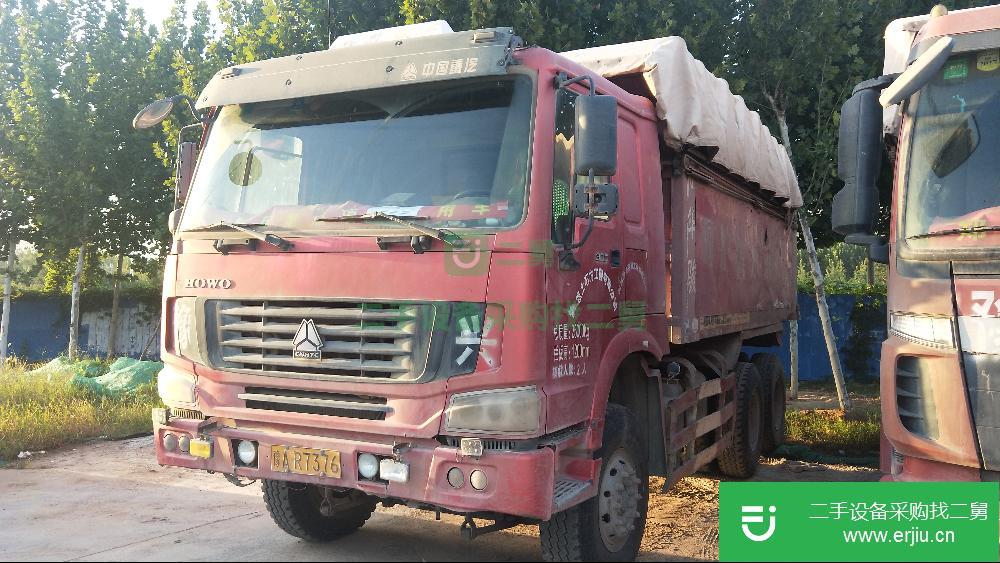 河南出售二手豪沃后八輪自卸車