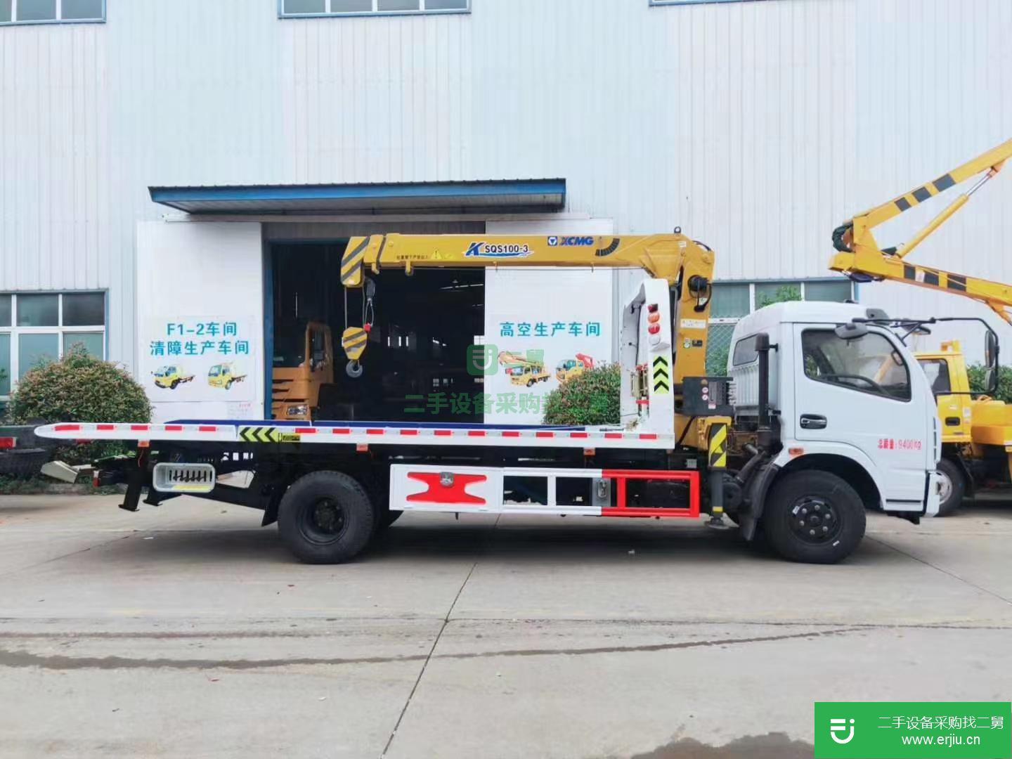 湖北出售二手東風(fēng)多利卡115馬力隨車吊