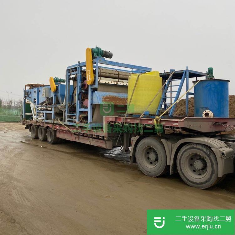 山東低價(jià)出售一臺(tái)污泥濃縮脫一體機(jī) 帶式壓濾機(jī)設(shè)備