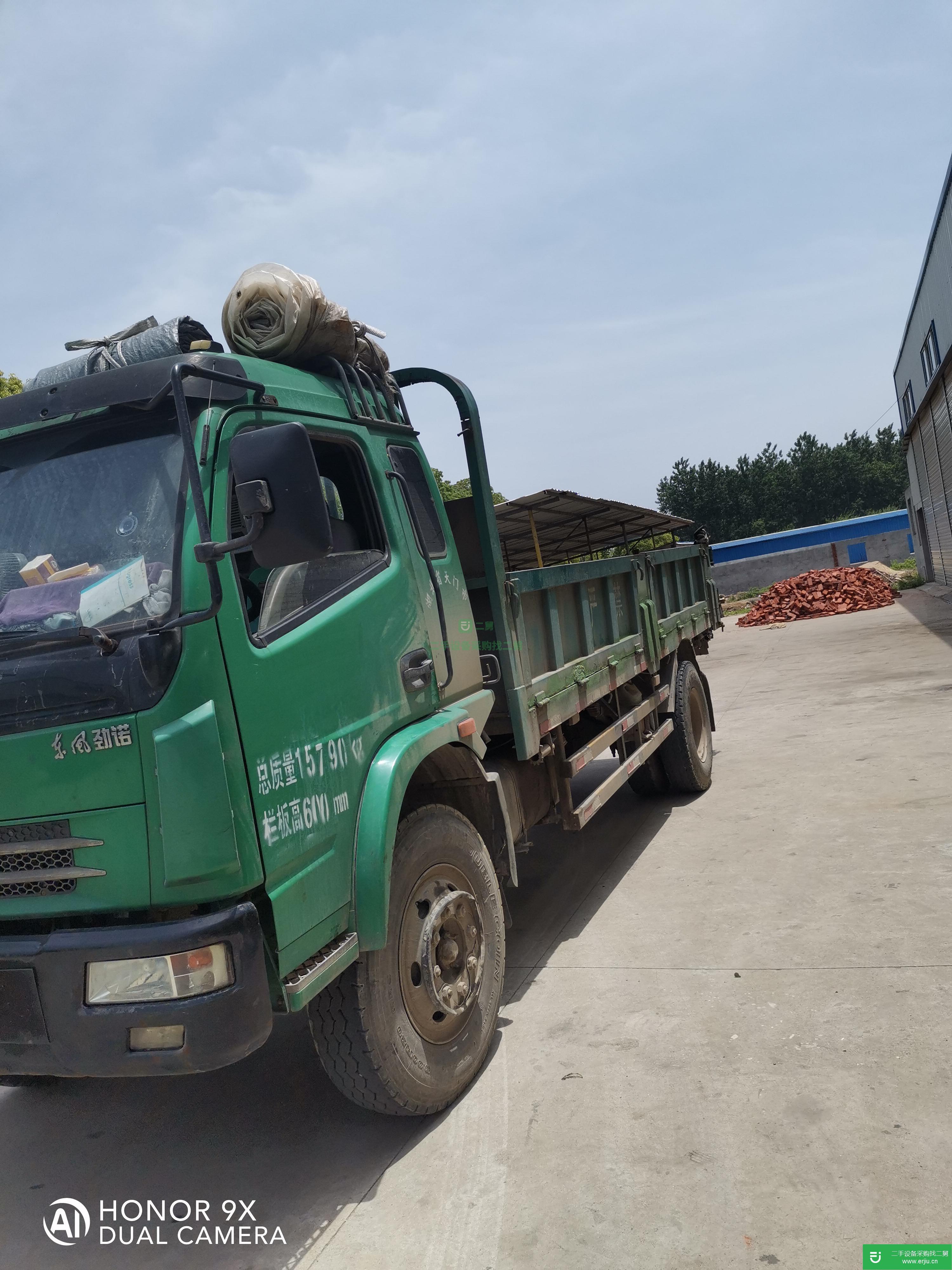湖北出售二手東風股份170馬力自卸車