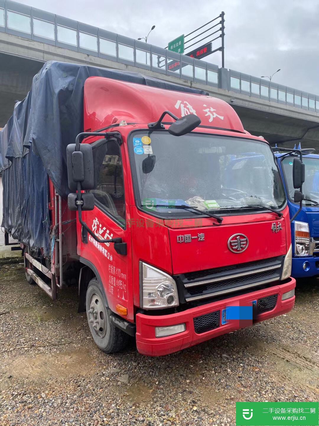 浙江出售二手一汽解放輕卡136馬力貨車