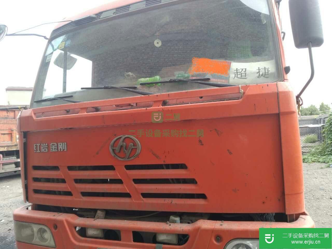 河北低價出售一臺二手紅巖金剛 自卸車