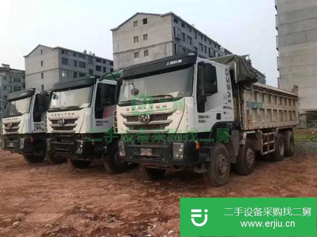 江西出售二手上汽紅巖前四后八自卸車