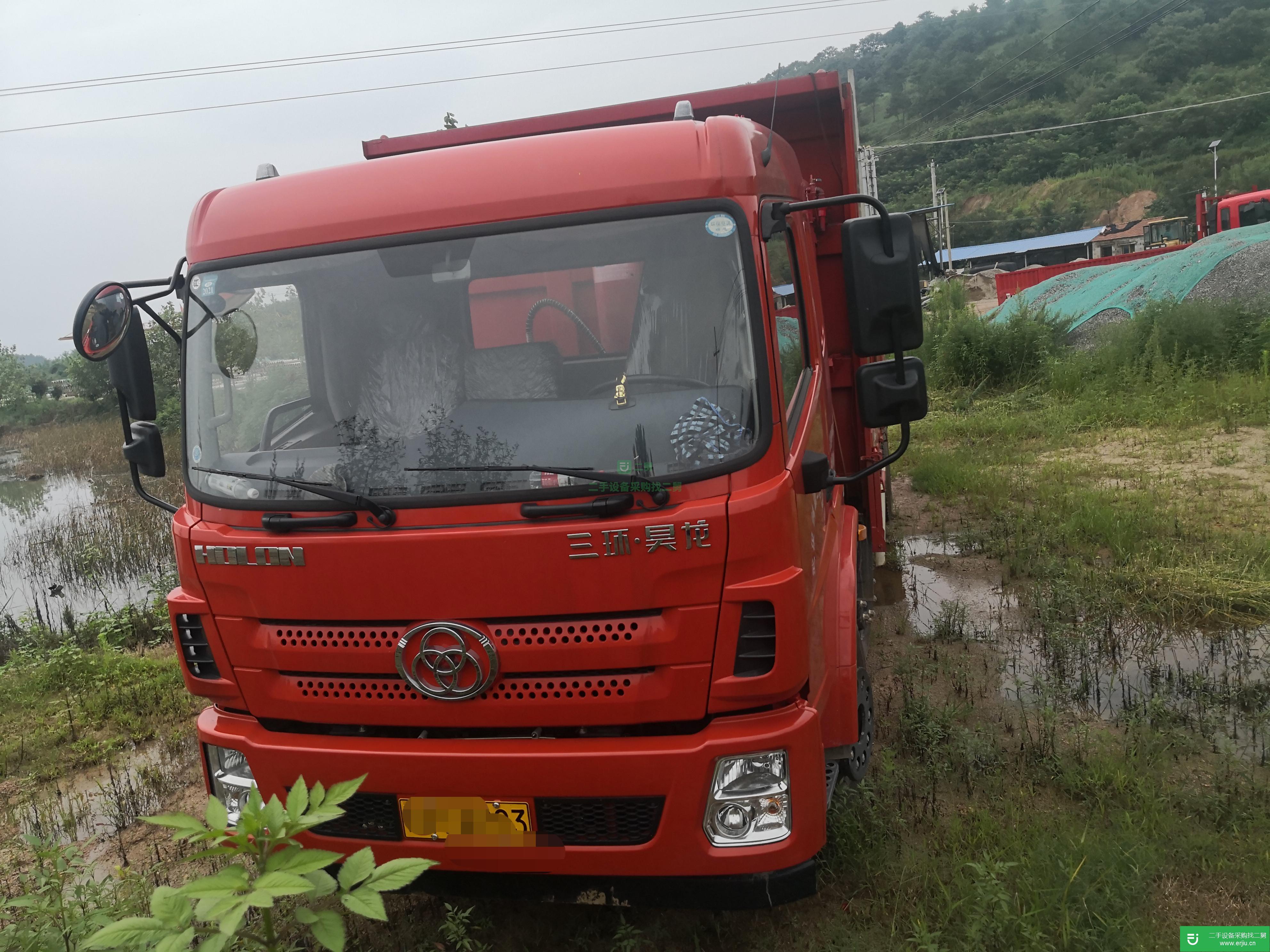 湖北低價出售一臺三環十通昊龍自卸車  240 馬力