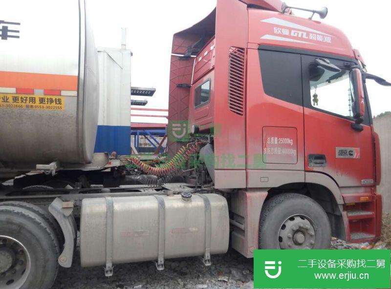 浙江出售二手歐曼牽引食用油罐車