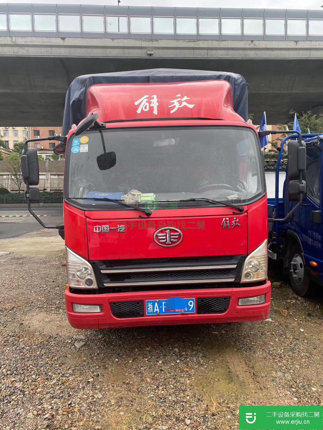 浙江出售二手一汽解放輕卡136馬力貨車