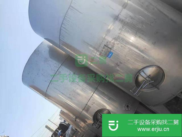 山東出售二手不銹鋼儲罐
