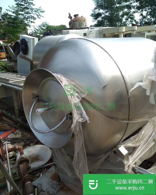 山東低價出售二手300L全自動真空滾揉機滾揉機