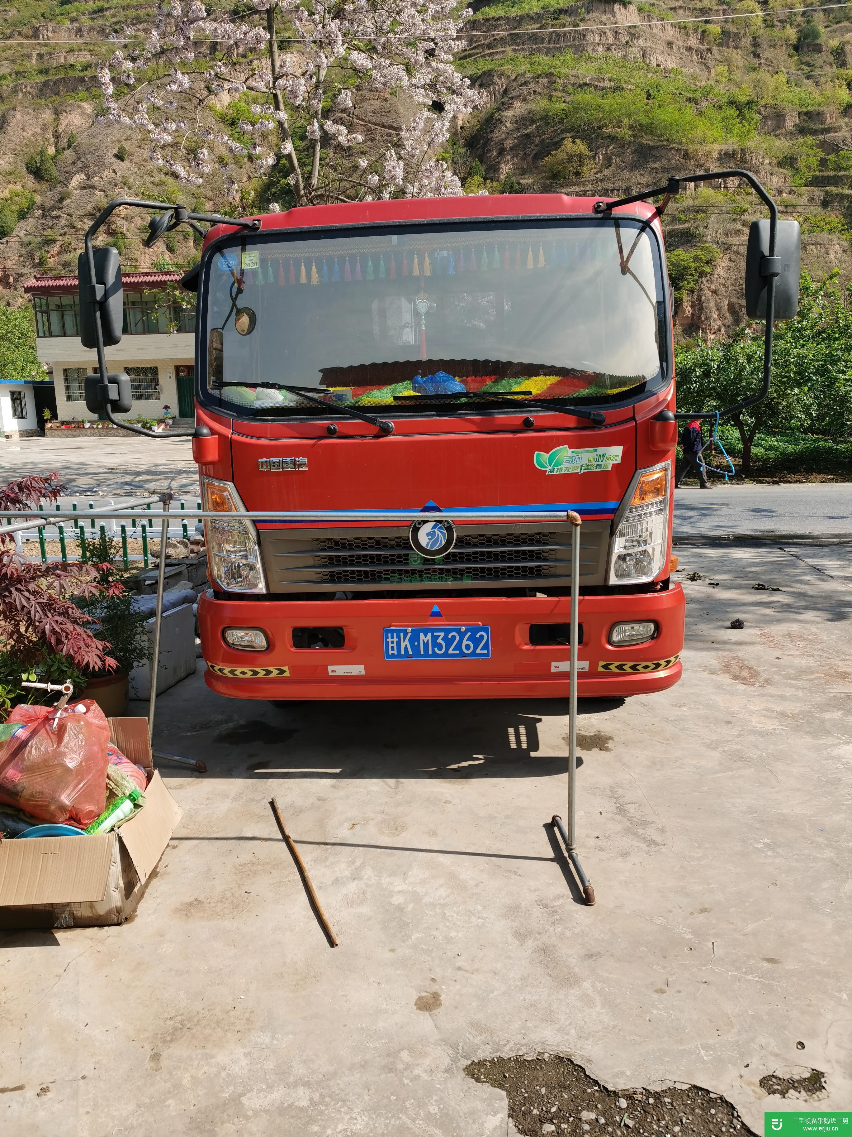 甘肅出售二手中國重汽154馬力貨車
