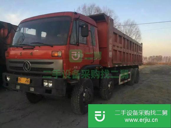山東出售二手東風砂石王前四后八輕皮自卸車