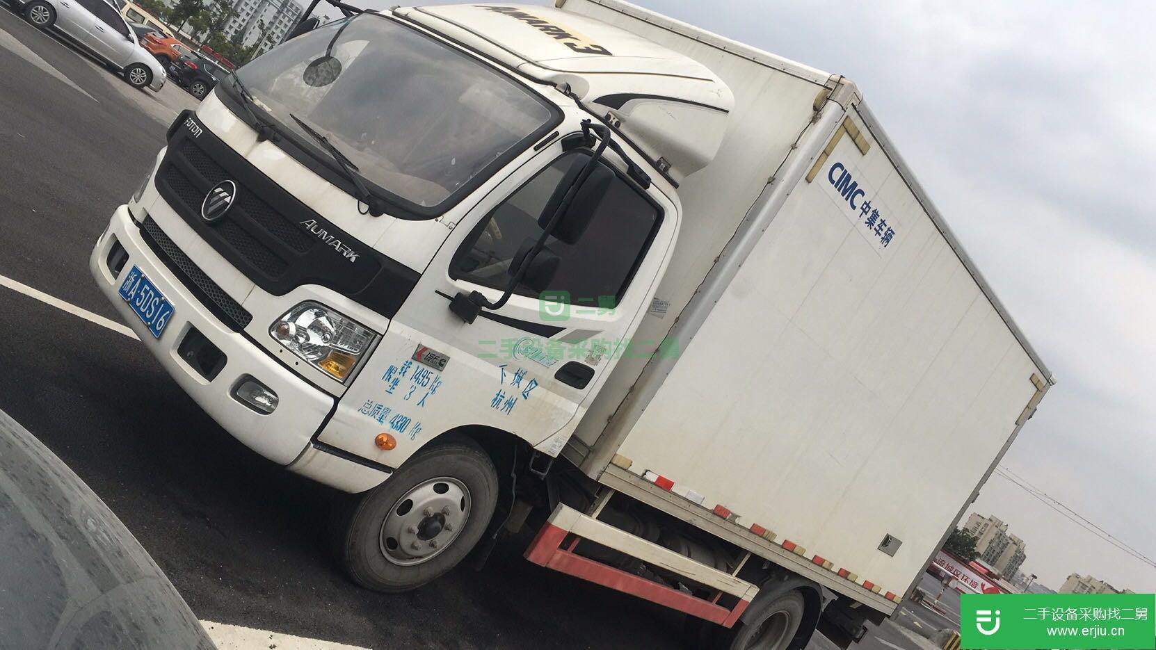 浙江出售二手福田歐馬可138馬力貨車
