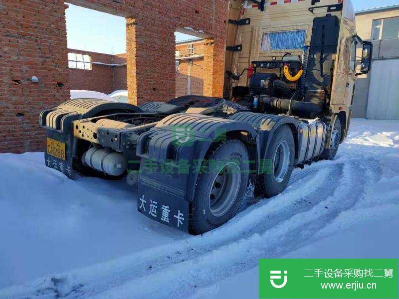 江蘇出售二手大運(yùn)重卡490馬力牽引車(chē)