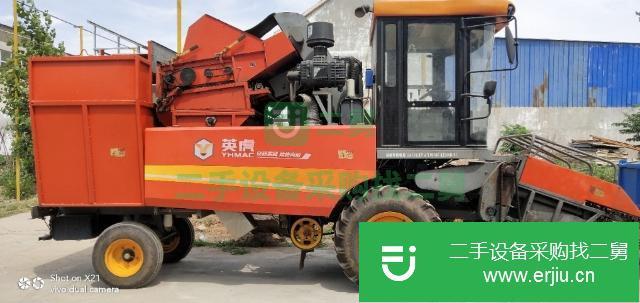 河南出售二手英虎玉米收割機