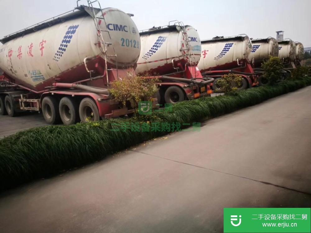 寧夏出售二手天龍半掛水泥罐車