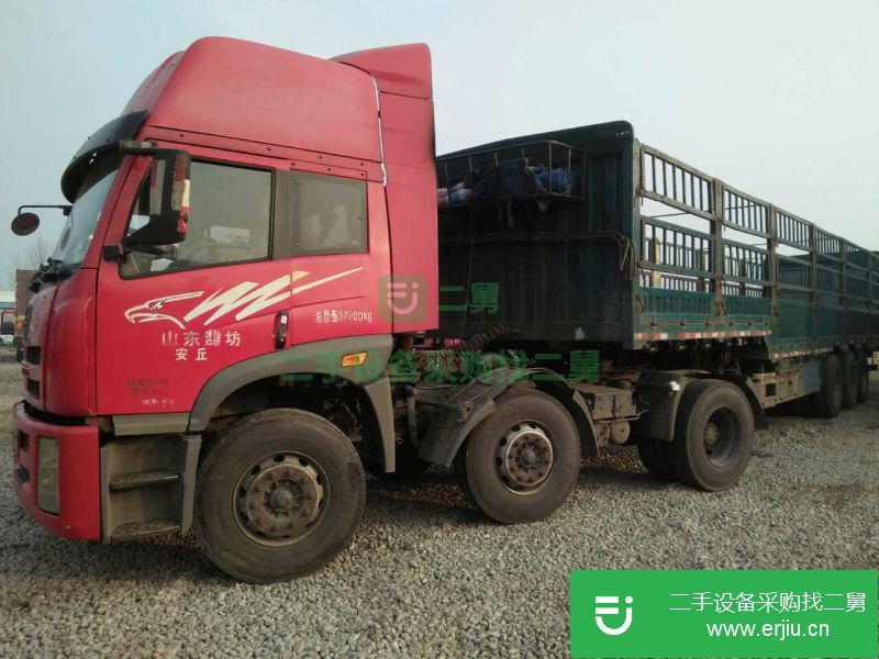 山東出售二手解放奧威半掛車