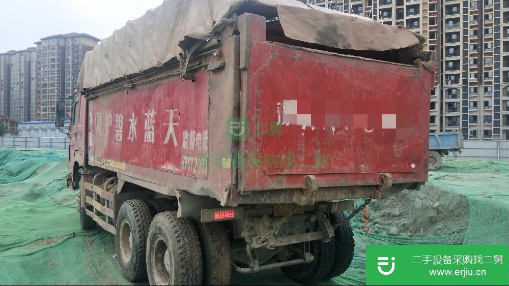 河南出售二手豪沃后八輪自卸車