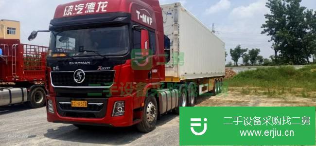 江蘇出售二手陜汽德龍X5000冷藏車