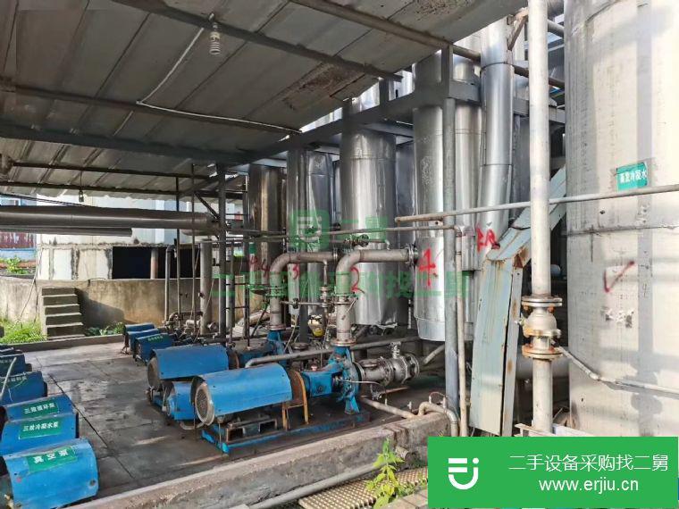 山東出售二手三效五噸降膜蒸發(fā)器