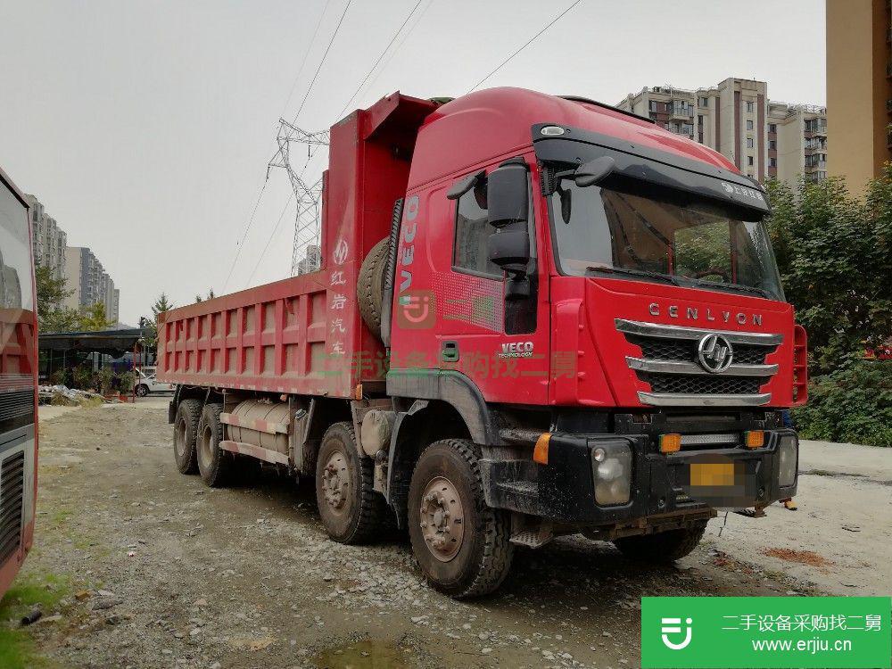 重慶出售二手紅巖杰獅重卡四橋車自卸車