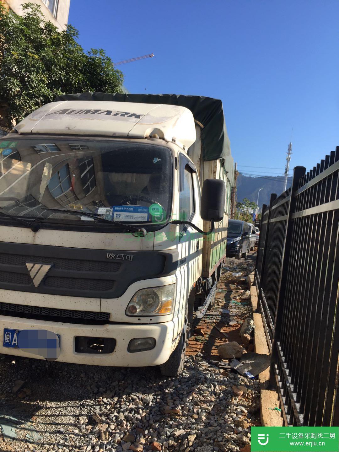 福建出售二手福田歐馬可115馬力載貨車